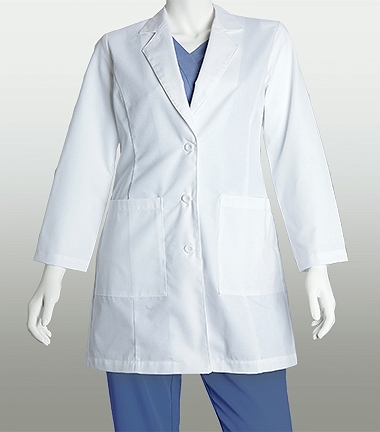 Lab Coats by Barco 35 Inch 2 Pocket Lab Coat With Princess Seams 27146
