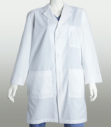 Lab Coats by Barco Unisex 38" 3 Pocket White Lab Coat-29116