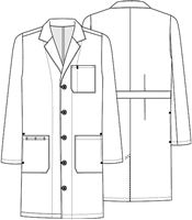 Dickies Professional Whites 40" Unisex Lab Coat 1408