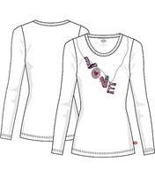 Dickies EDS Women's "Love" Long Sleeve Underscrub Knit Tee-82706