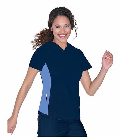 Urbane Women's Athletic Stretch Scrub Top Tunic-9557 | Medical Scrubs ...