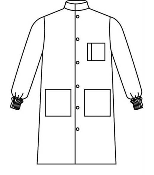Landau Unisex Barrier Lab Coat 9131 | Medical Scrubs Collection