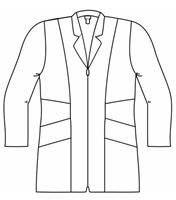Urbane Women's Zip Front Lab Jacket-3109
