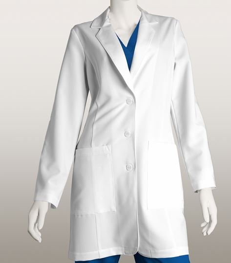 Grey's Anatomy Signature Women's 35-inch White Stretch Lab Coat - 2402