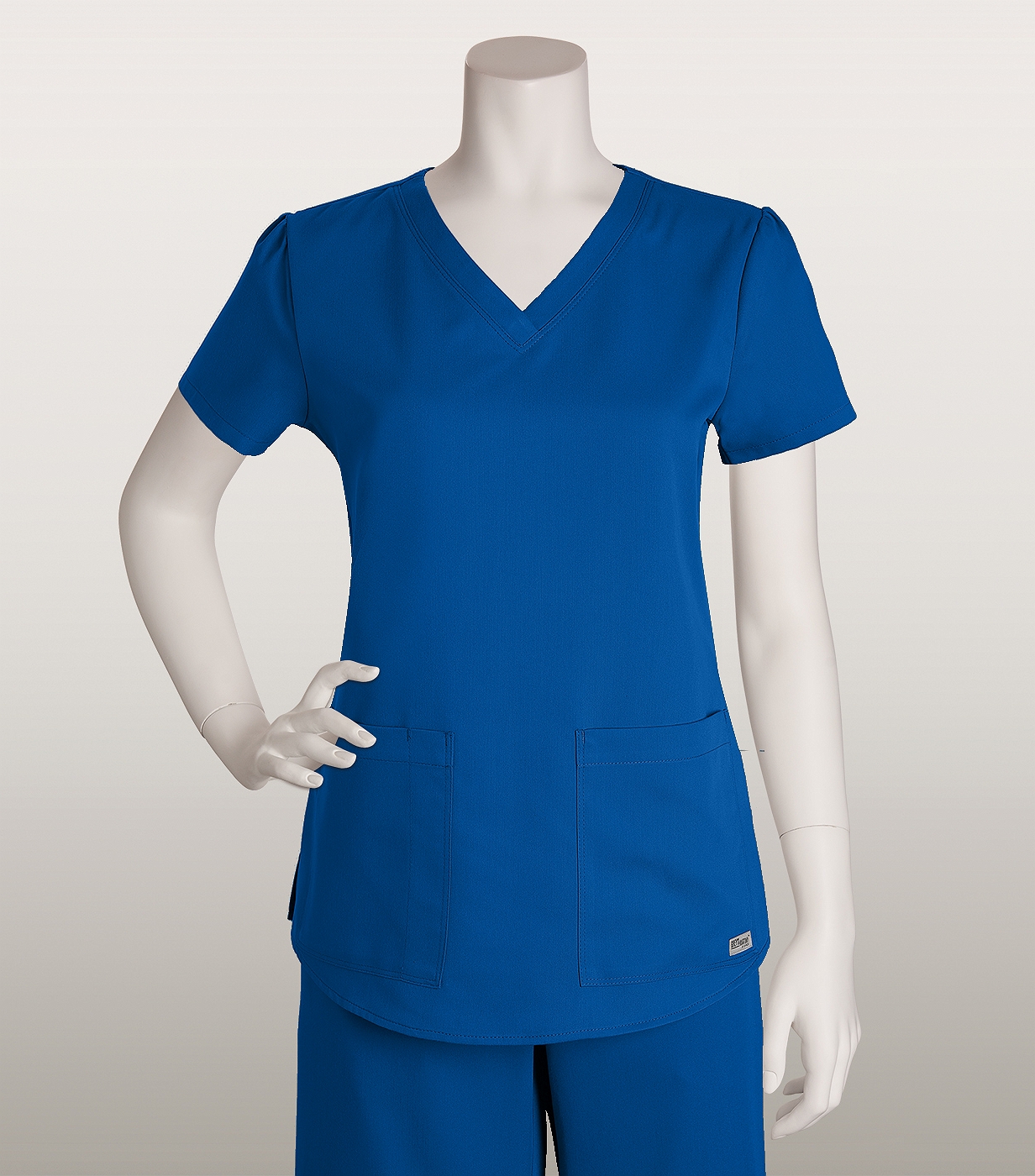 Cute Grey's Anatomy Missy Fit Women's V-Neck Uniform Scrub Tops #71166
