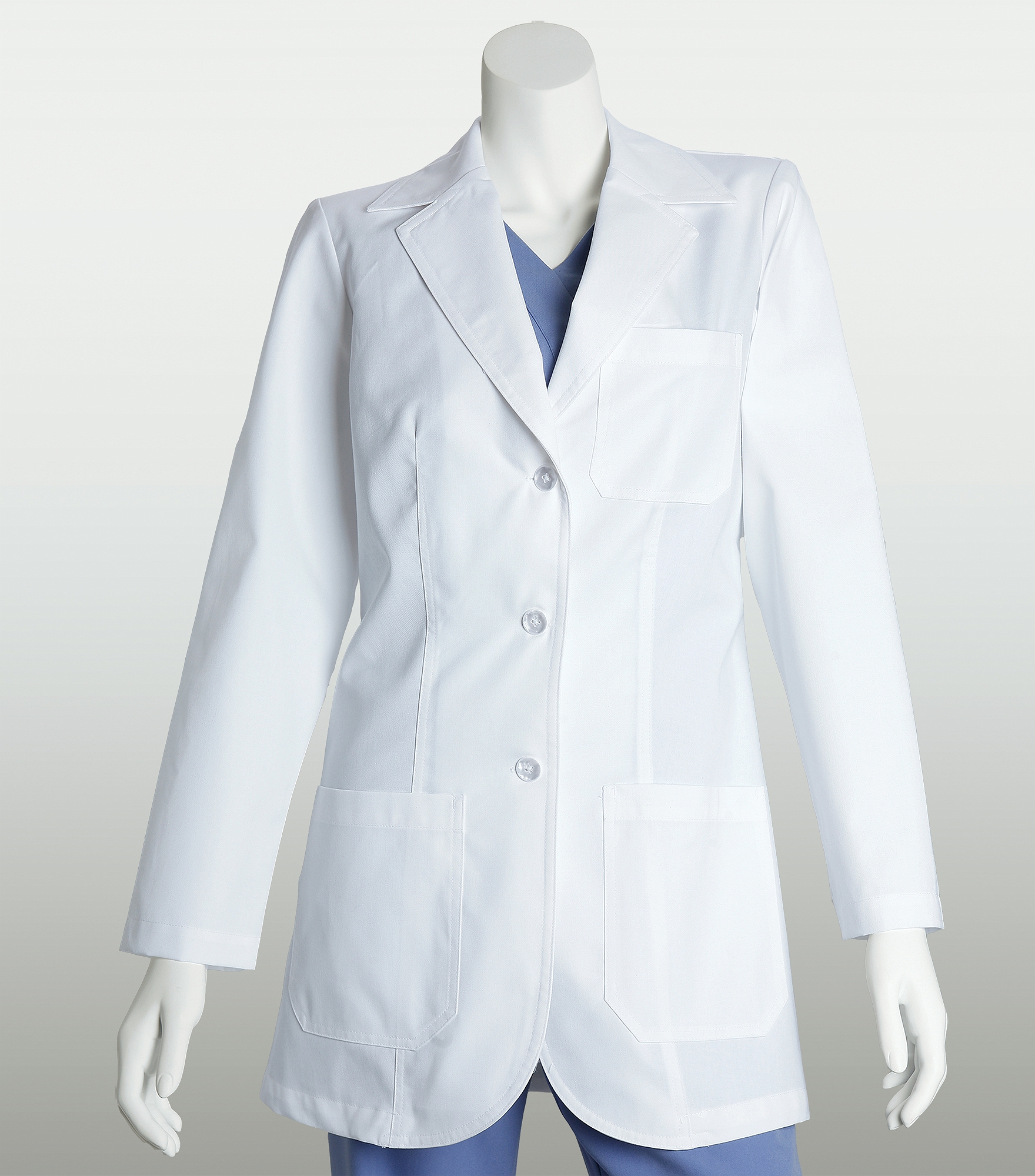 Lab Coats by Barco Women's 32" 3 Pocket White Lab Coat-7403