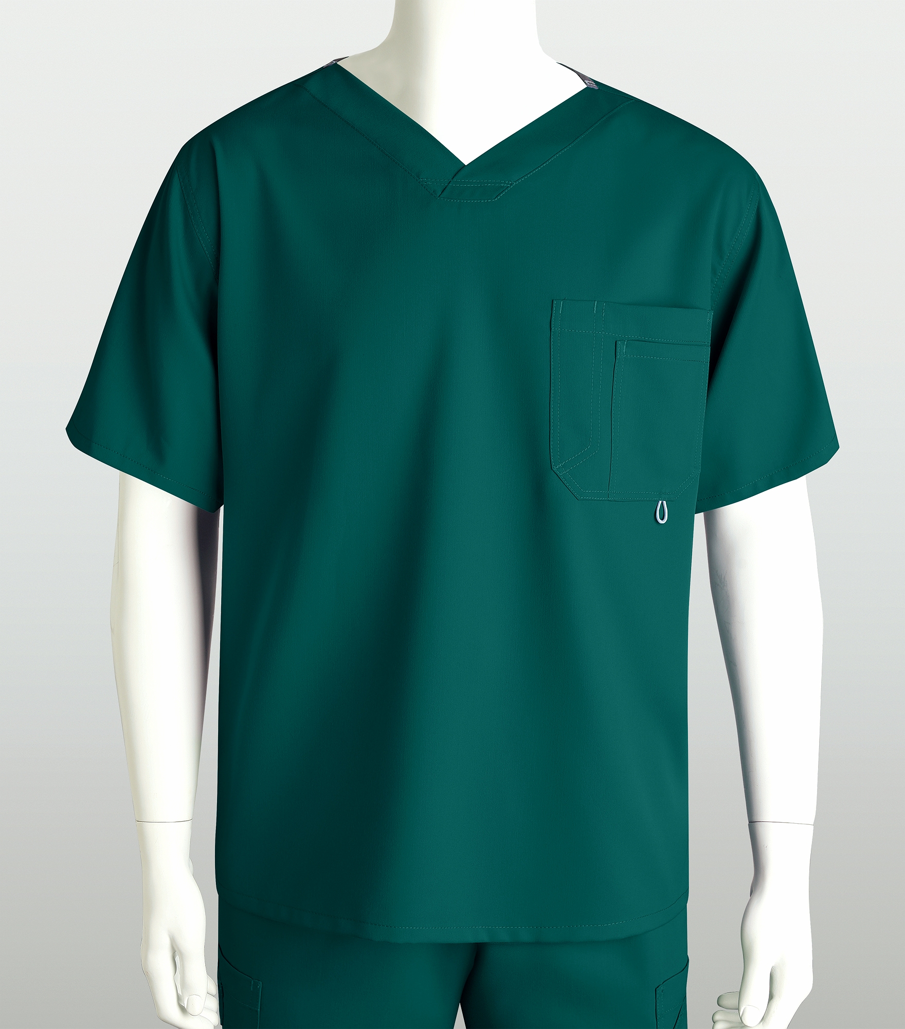 Unisex Uniform Set Jogger Scrub V-Neck Top Men Women Nursing Medical  Workwear