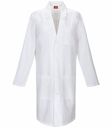 Dickies EDS 40" Unisex White Lab Coat-83403