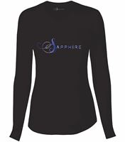 Sapphire Women's Long Sleeve Underscrub Knit Tee-SA603A
