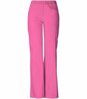 HeartSoul Women's Elastic Waist Yoga Scrub Pants With Cargo Pockets-20100