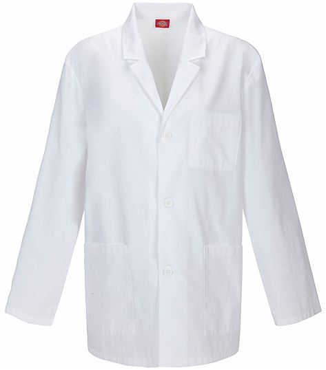 Dickies EDS Men's 31-inch White Consultation Lab Coat - 81404
