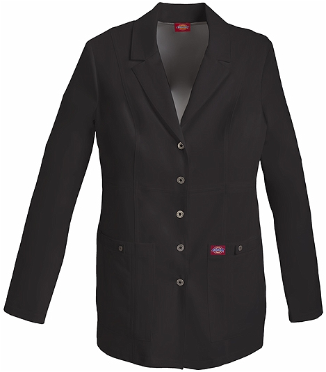 Dickies Xtreme Stretch Women's 28" Snap Front Lab Coat-82400