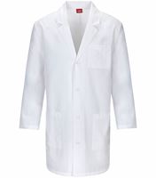 Dickies EDS 37" Unisex White Lab Coat-83402