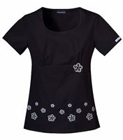 Cherokee Round Neck Embroidered Top 2990