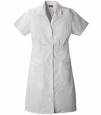 Dress A Med Women's Designer Double Stitched Medical Scrubs, Size: Medium, White