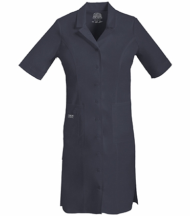 Cherokee WorkWear Core Stretch Button Front Nurse Uniform Dress-4508