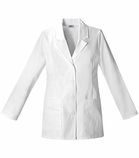 Dickies EDS Women's 29"  White Lab Coat-84406