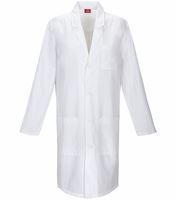 Dickies EDS 40" Unisex White Antimicrobial Lab Coat-83403A