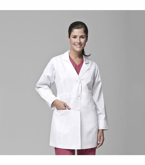 Carhartt Women's Long White Lab Coat-C72403 | Medical Scrubs ...