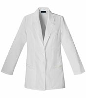 Cherokee Women's 30" White Lab Coat With Lace-2323