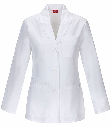 Dickies EDS Women's 28-inch White Lab Coat-84401