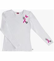 Dickies EDS Women's Long Sleeve Breast Cancer Awareness Tee-84735