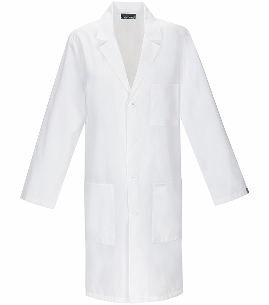 Cherokee Unisex 40" White Antimicrobial Lab Coat-1346A