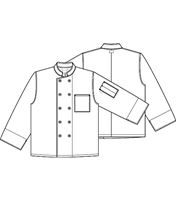 Dickies Chef Classic 10 Button Chef Coat DC47