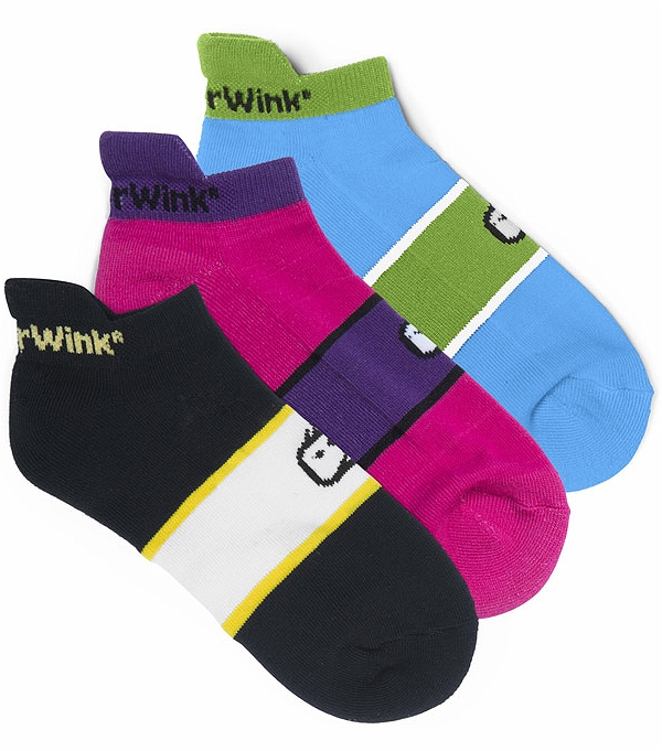 WonderWink Accessories 3Pack No Show Socks 485