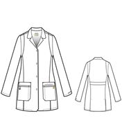 WonderWink Next Womens Fashion Lab Coat 7019