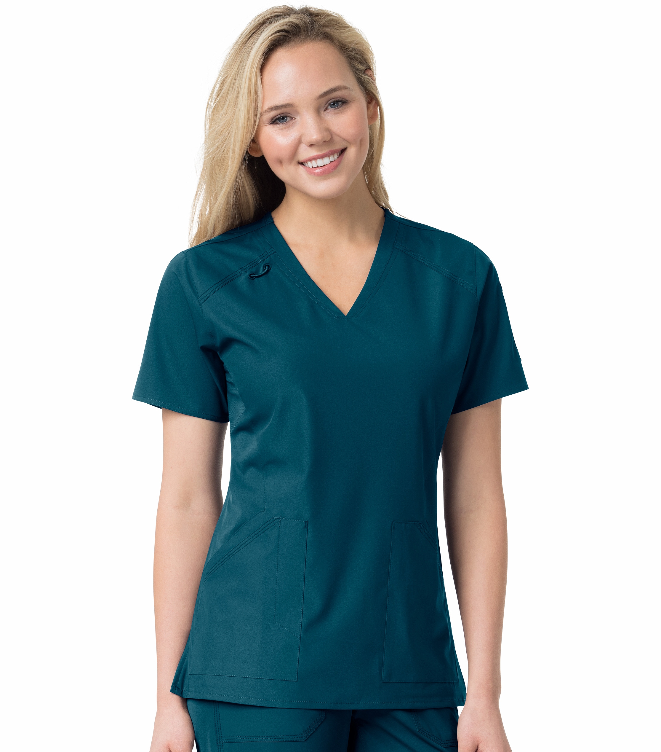 Carhartt Liberty Women's Multi-Pocket V-Neck Scrub Top-C12106 | Medical ...