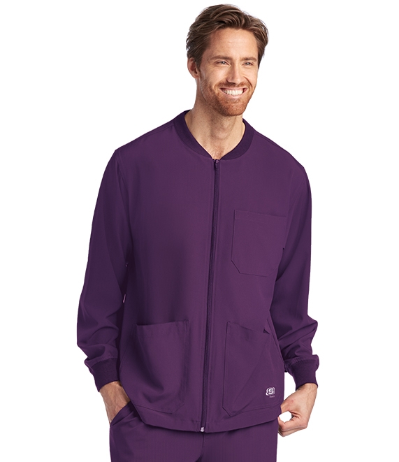skechers jacket mens purple