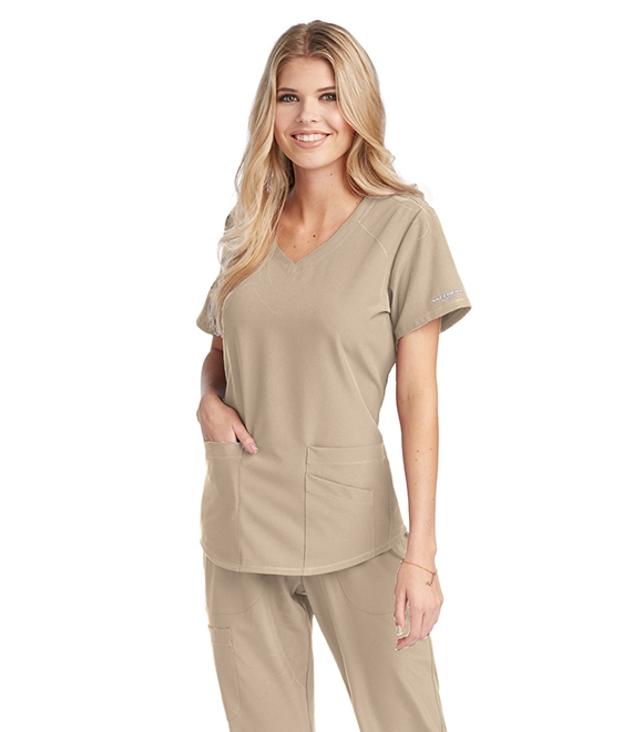 Skechers Womens Vitality V Neck Stretch Scrub Top Sk101