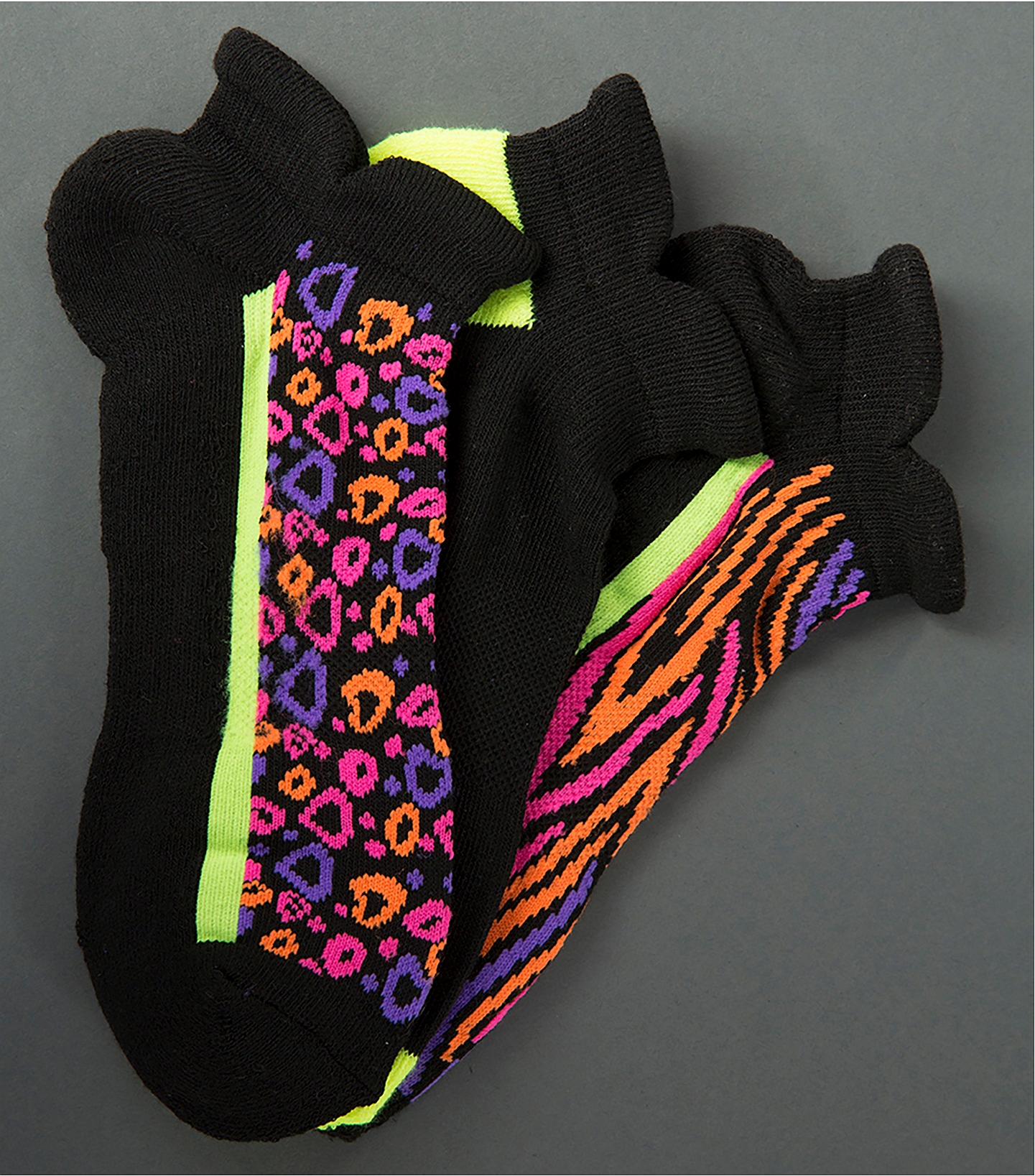 Smitten Set of 3 Pairs of Tab Top Socks S403004