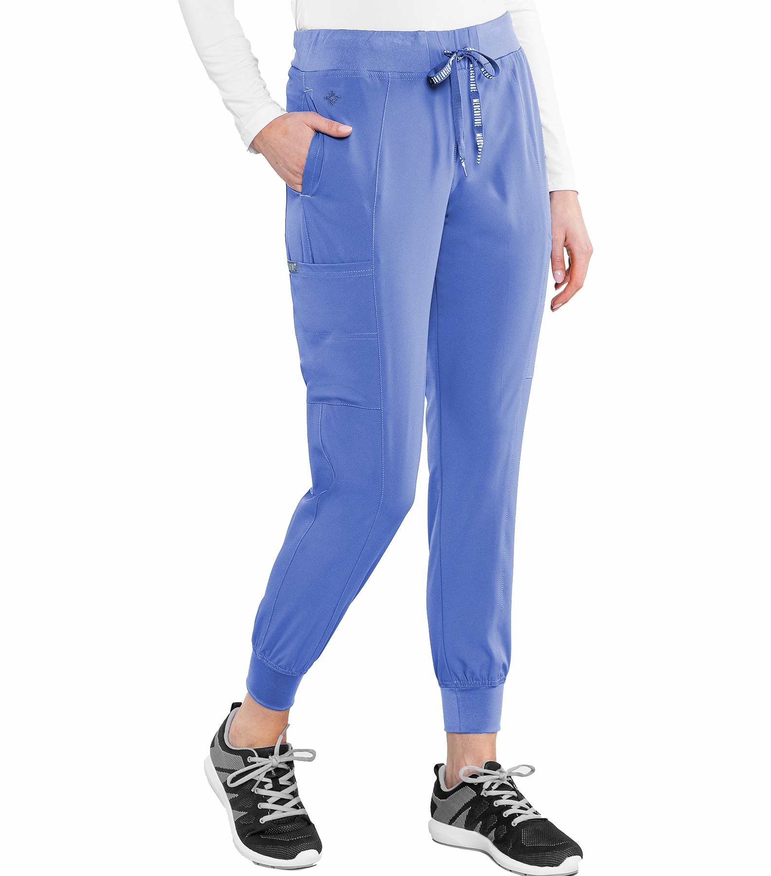 Med Couture Peaches Women's Seamed Jogger Scrub Pants-8721 | Medical ...