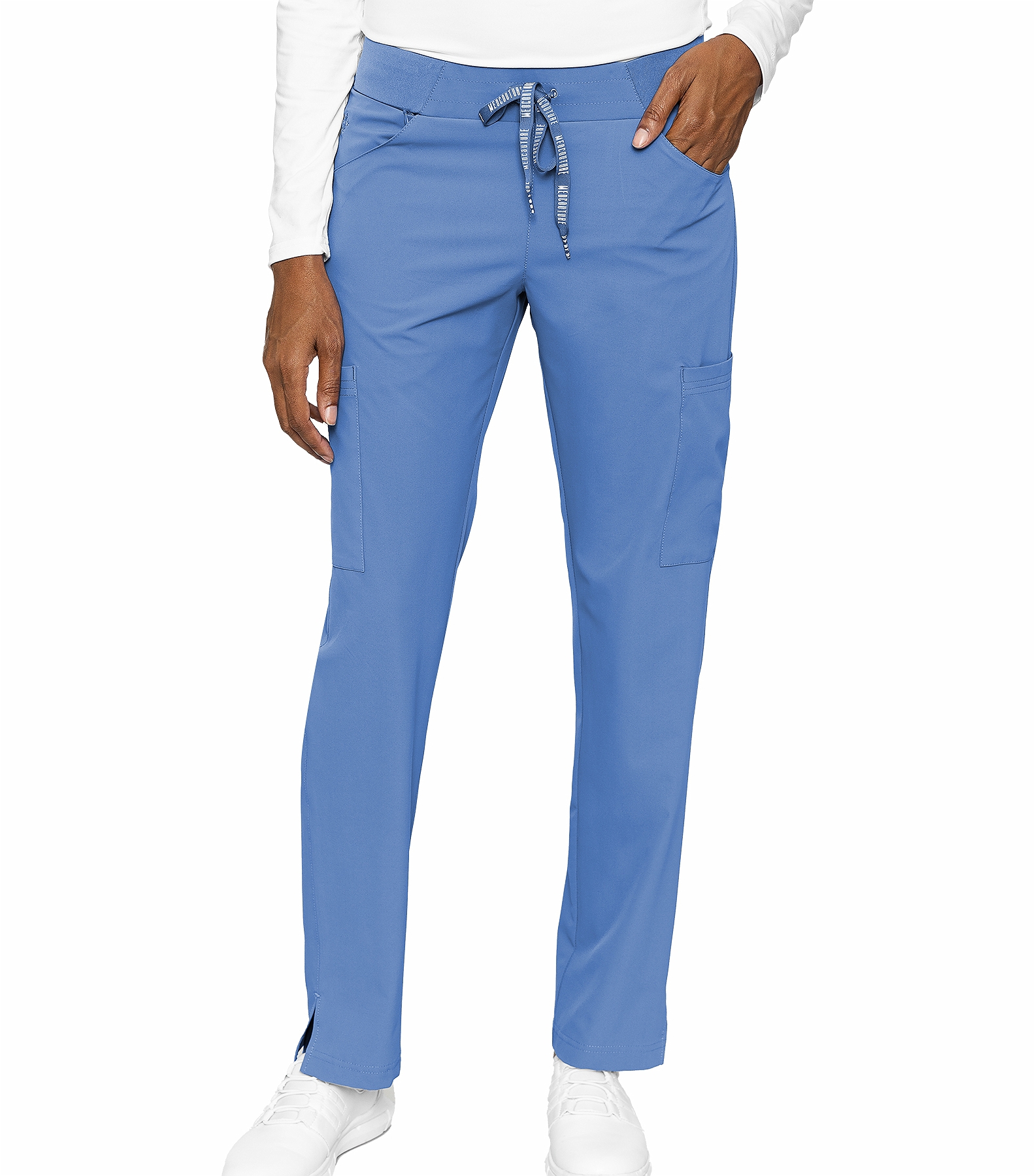 Med Couture Peaches Women's Scoop Pocket Pant-8733 | Medical Scrubs ...