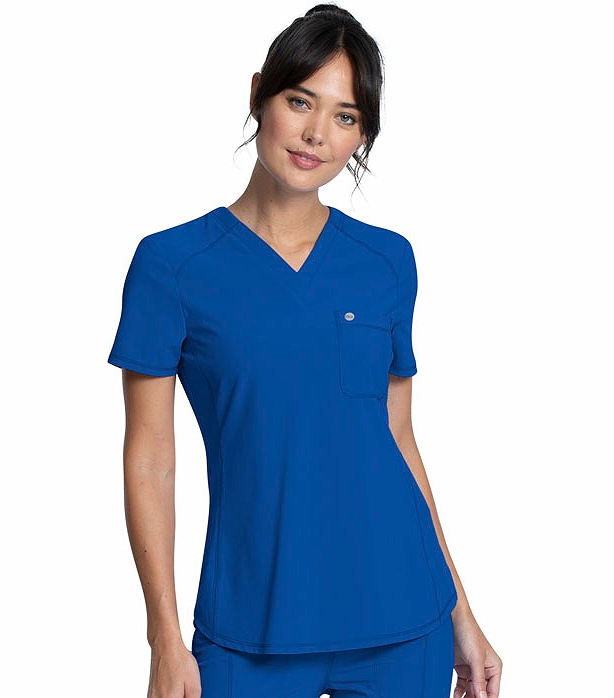 Cherokee Infinity Women's Round Neck Solid Scrub Top-2624A