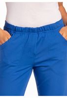 MRULIC yoga pants Exercise Color Yoga High Split Leisure Stretch Pants  Running Solid Women's Pants White + XL 