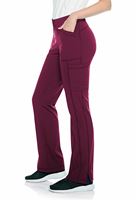 Urbane Impulse Women's Slim Fit Drawstring Cargo Scrub Pants-9207