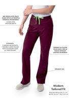 Landau ProFlex Women's Straight-Leg Yoga Scrub Pants – Fiumara Medical