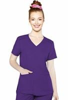 Med Couture Insight Women's 3 Pocket Scrub Top-MC2411