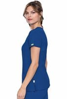 Med Couture Activate Refined Sport Knit Women's V-Neck Scrub Top-MC8416