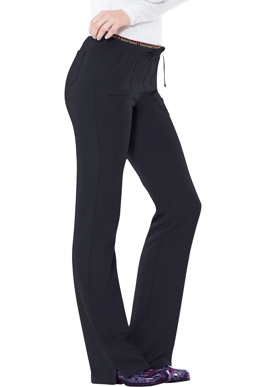 JOY LAB Women's Small Comfy Stretch Space Dye High-Rise Active