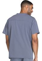 Dickies Xtreme Stretch Men's Solid V-Neck Scrub Top-81910