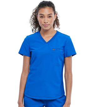 Cherokee Infinity Women's Tuckable V-Neck Scrub Top-CK687A