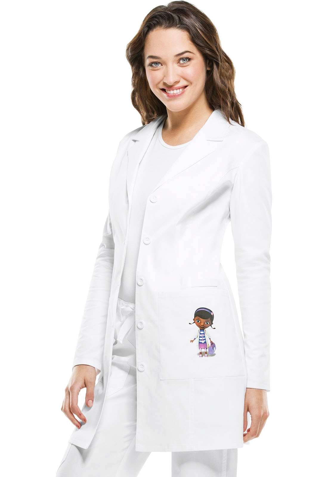 Tooniforms Disney Women's White Lab Coat-TF401