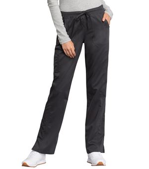 CHEROKEE Infinity Mid Rise Tapered Leg Drawstring Pants, CK100A, XS, Pewter  : : Clothing, Shoes & Accessories