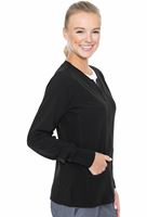 Med Couture Activate Women's Zip Front Warm Up Scrub Jacket-8638
