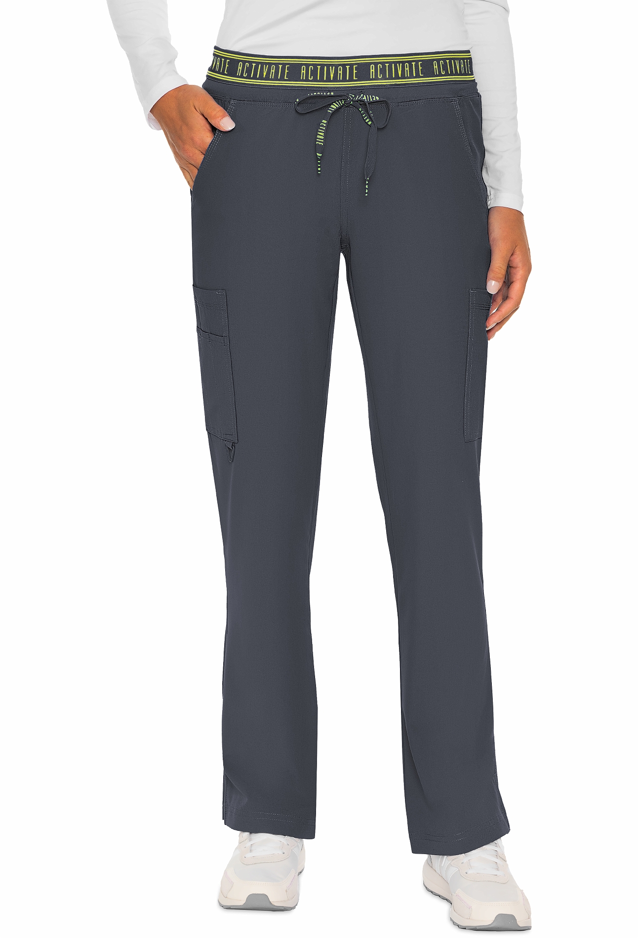 8747T Tall Med Couture Activate 4-way Energy Stretch Yoga Straight Leg  Cargo Pant 