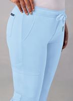 Adar Addition Scrubs For Women - Skinny Leg Cargo Drawstring Scrub Pants